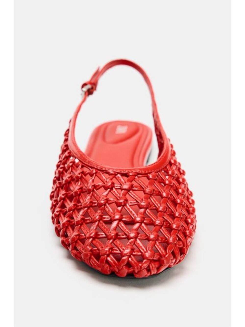 ZARA BRAIDED EFFECT SLINGBACK FLATS - Picture 5 of 6